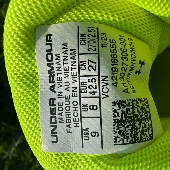 NWOT Under Armour Hammer MC 2.0 Lace-Up Football Cleats - Picture 9 of 10